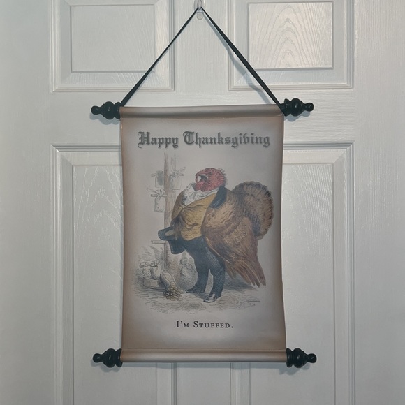 Master Snood I'm Stuffed Thanksgiving Scroll from Victorian Trading Co. - Picture 2 of 14